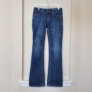 Miss Me Women's Bootcut Slightly Distressed Jeans.  Size 27